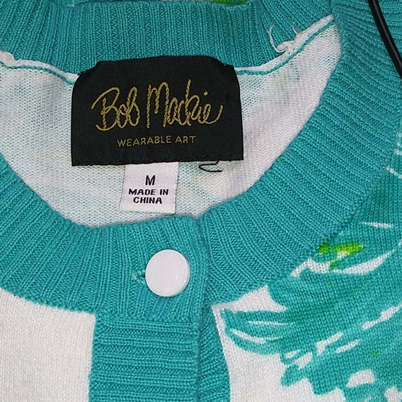 Bob Mackie Wearable Art Cardigan - Picture 9 of 9